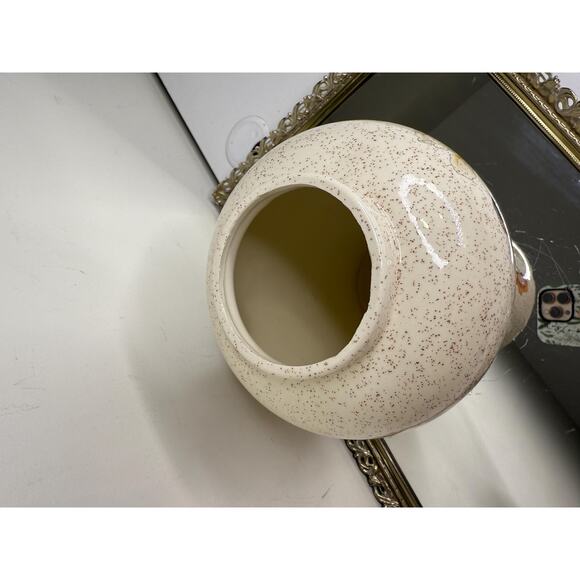 Beautiful Vintage Ginger Jar with Floral Scene depicting Poppy flower, Iris - Picture 5 of 10